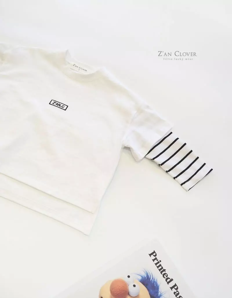 Zan Clover - Korean Children Fashion - #discoveringself - Layered Tee - 10
