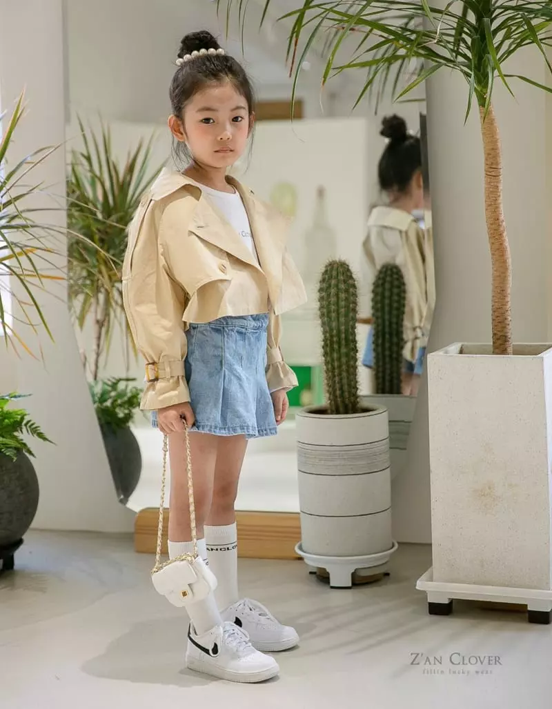 Zan Clover - Korean Children Fashion - #fashionkids - Short Trench - 2