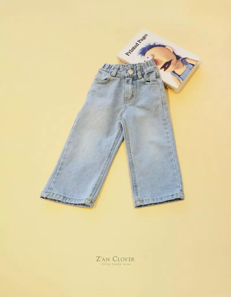 Zan Clover - Korean Children Fashion - #fashionkids - Straight Jeans - 10
