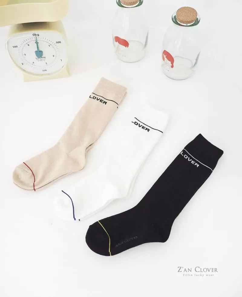 Zan Clover - Korean Children Fashion - #fashionkids - ZC Knee Socks [set of 3] - 6