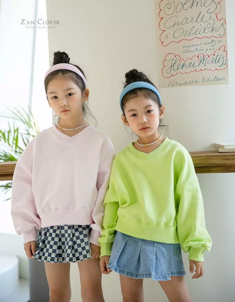Zan Clover - Korean Children Fashion - #fashionkids - Ice Sandy Sweatshirt - 3