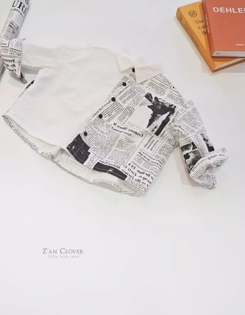 Zan Clover - Korean Children Fashion - #fashionkids - Magazine Shirt - 2