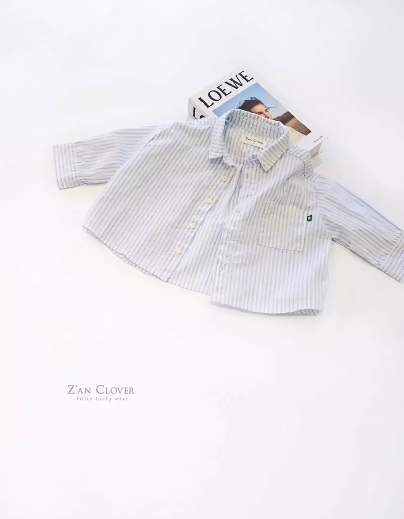 Zan Clover - Korean Children Fashion - #fashionkids - Stripes Shirt