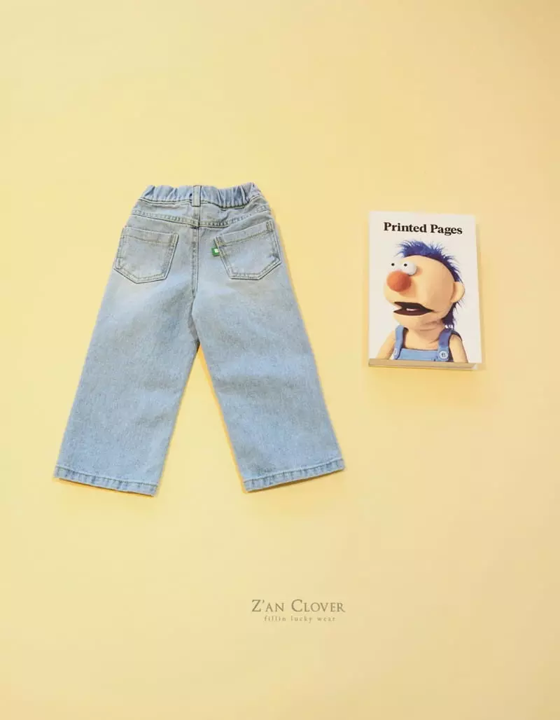 Zan Clover - Korean Children Fashion - #kidsshorts - Straight Jeans - 11