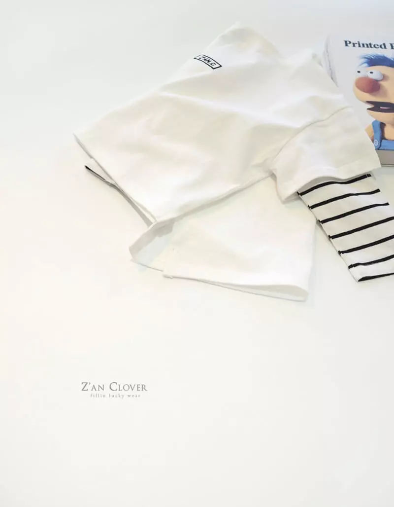 Zan Clover - Korean Children Fashion - #kidsshorts - Layered Tee - 12