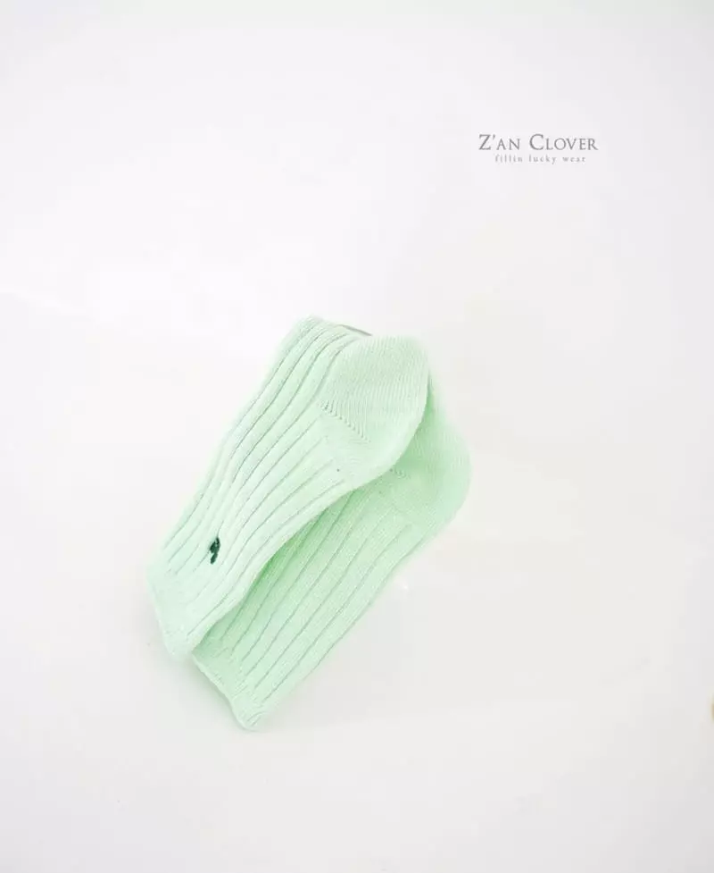 Zan Clover - Korean Children Fashion - #kidsstore - Ice Clover Socks  - 6