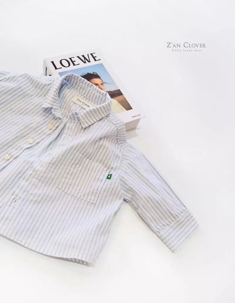 Zan Clover - Korean Children Fashion - #kidsstore - Stripes Shirt - 3