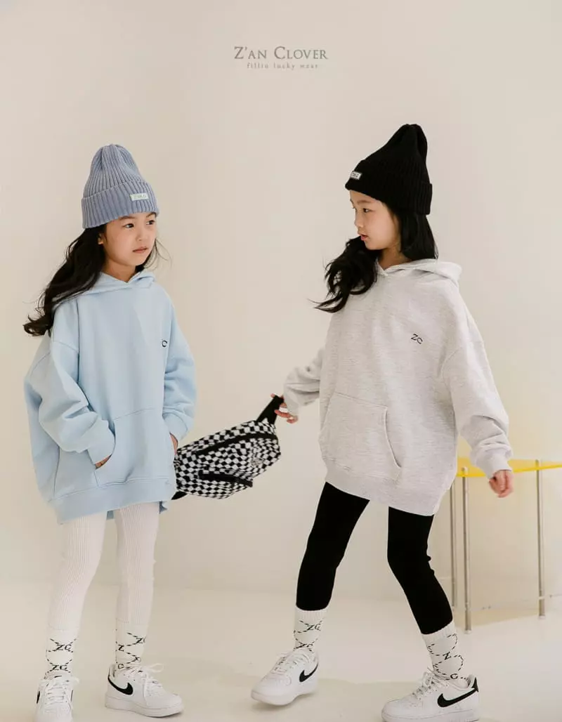 Zan Clover - Korean Children Fashion - #kidsstore - Hoody Long Tee - 2