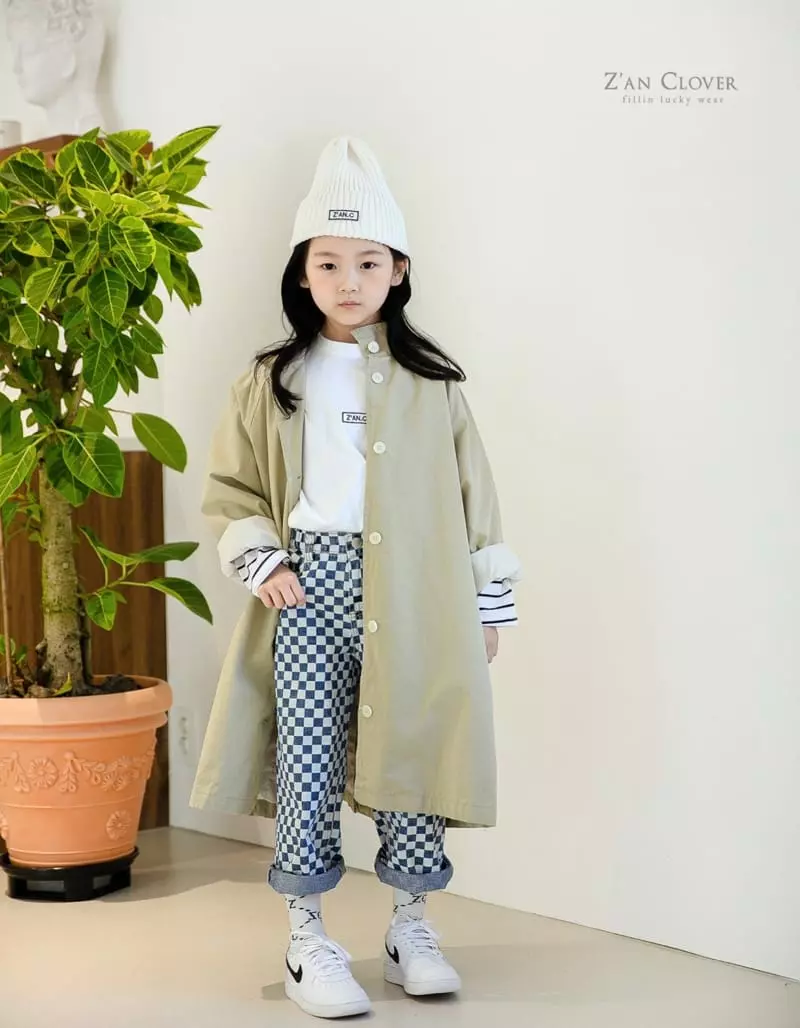 Zan Clover - Korean Children Fashion - #kidzfashiontrend - Basic Long Trench  - 6