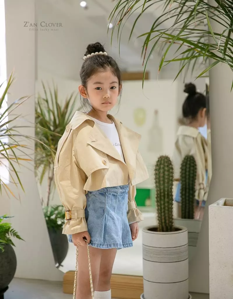 Zan Clover - Korean Children Fashion - #kidzfashiontrend - Short Trench - 5