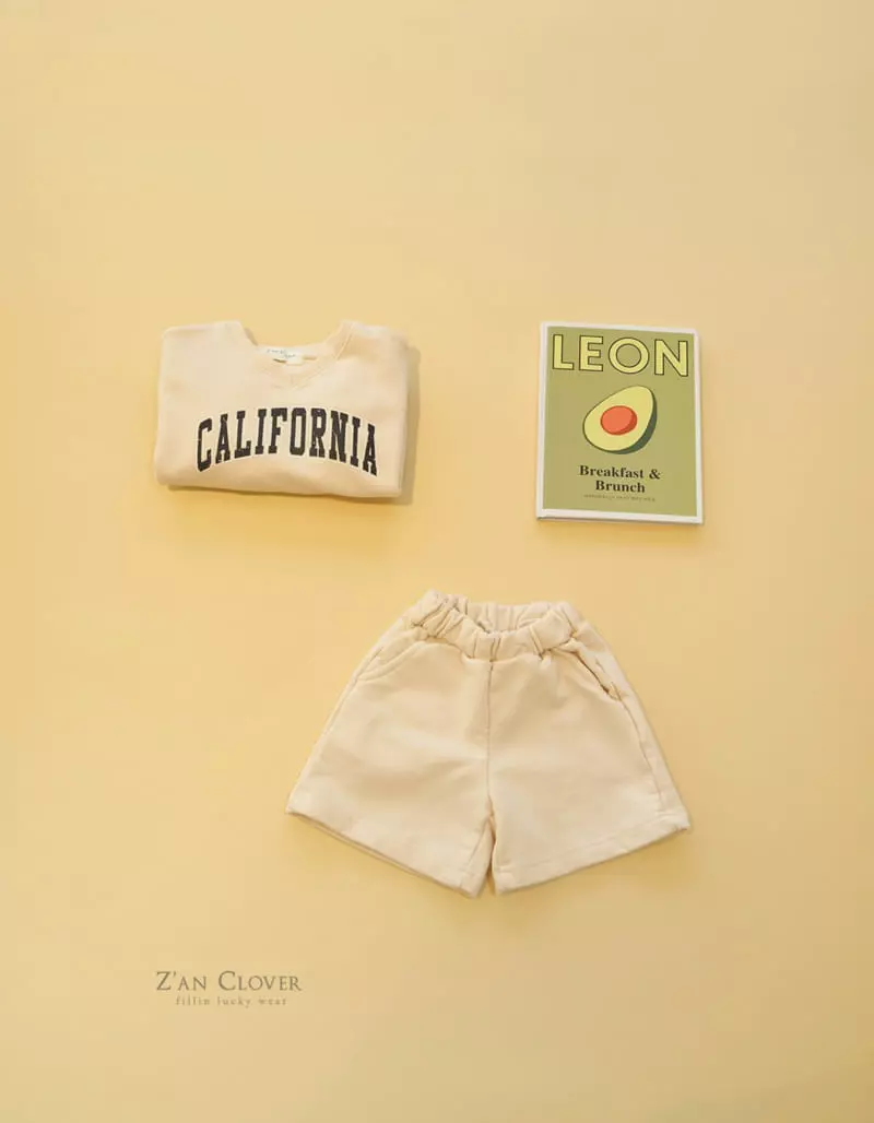 Zan Clover - Korean Children Fashion - #kidzfashiontrend - California Top Bottom  Set  - 2