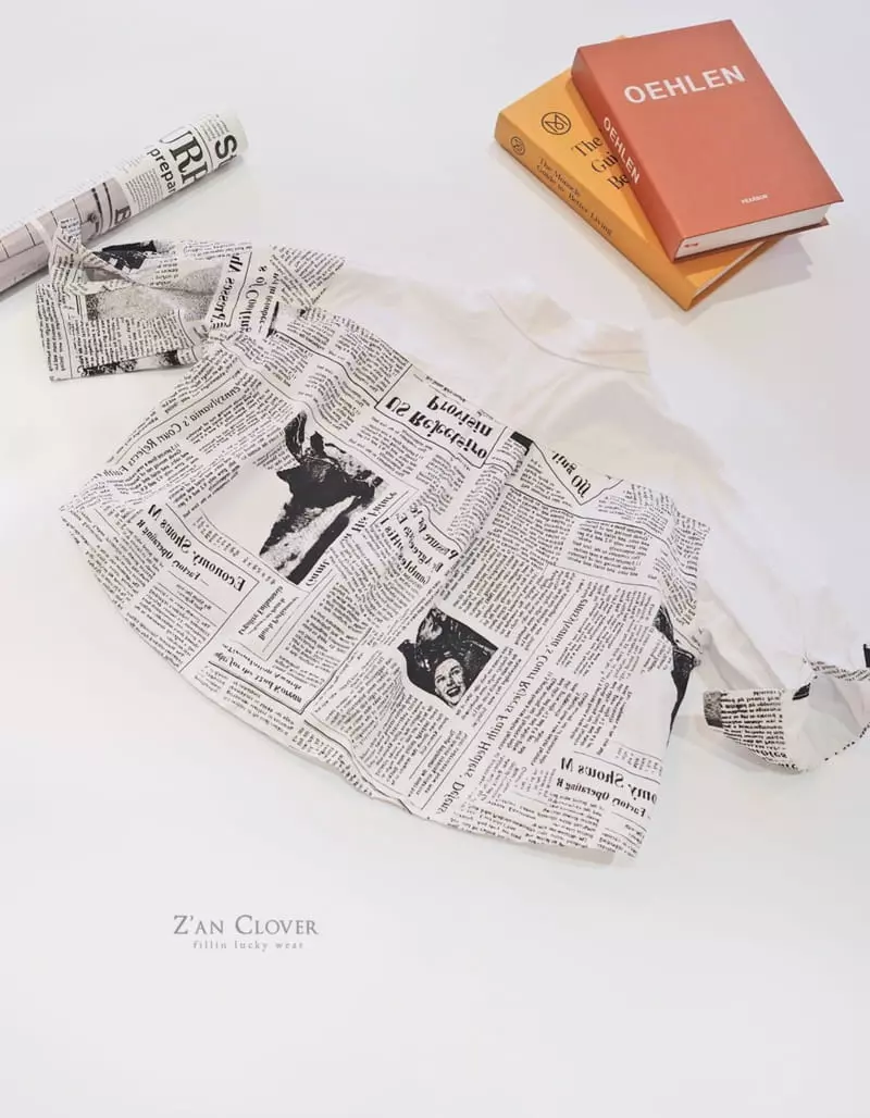 Zan Clover - Korean Children Fashion - #kidzfashiontrend - Magazine Shirt - 5