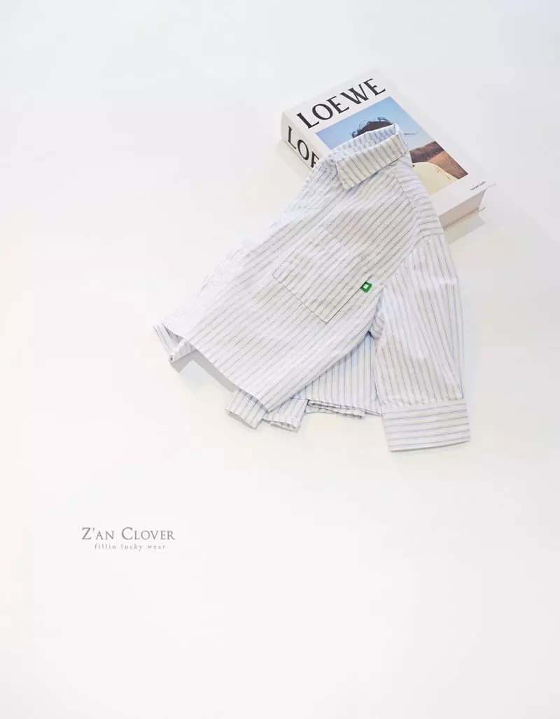 Zan Clover - Korean Children Fashion - #kidsstore - Stripes Shirt - 4