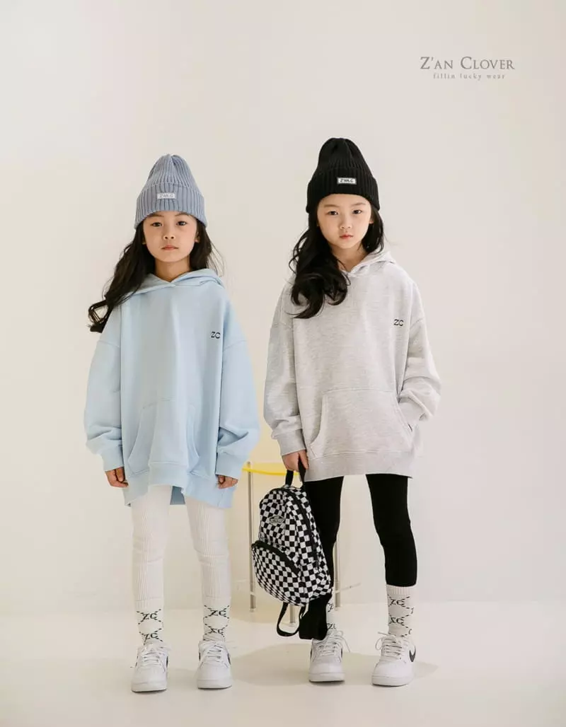Zan Clover - Korean Children Fashion - #kidzfashiontrend - Hoody Long Tee - 3