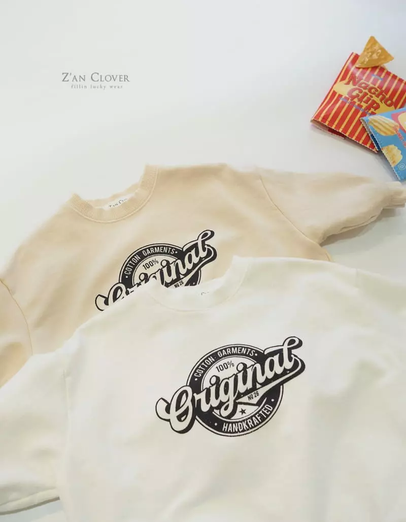Zan Clover - Korean Children Fashion - #kidzfashiontrend - Vintage Sweatshirt