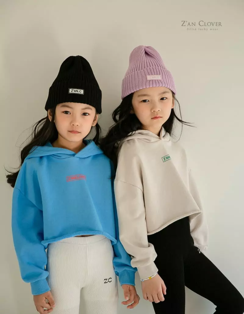 Zan Clover - Korean Children Fashion - #Kfashion4kids - Crop Hoody - 4