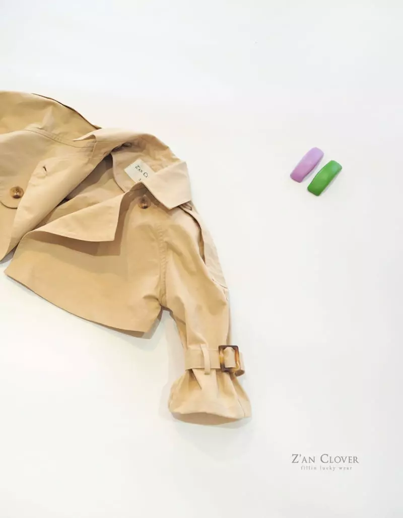 Zan Clover - Korean Children Fashion - #magicofchildhood - Short Trench - 8