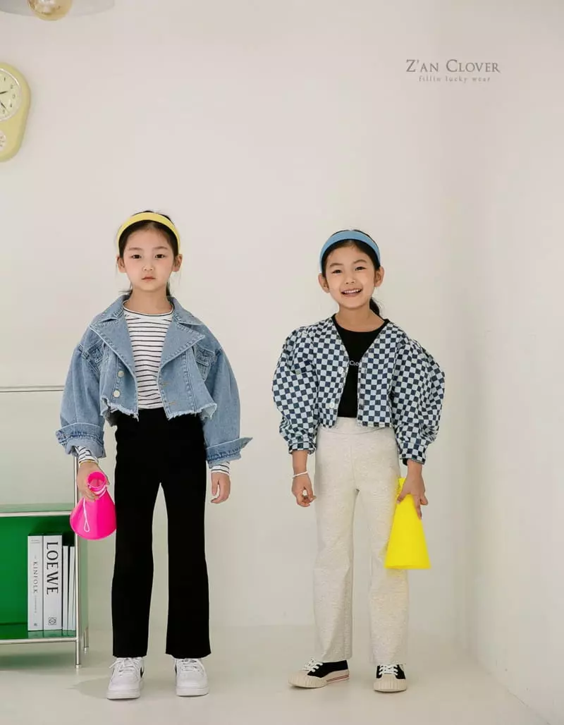 Zan Clover - Korean Children Fashion - #magicofchildhood - Denim Jacket - 7
