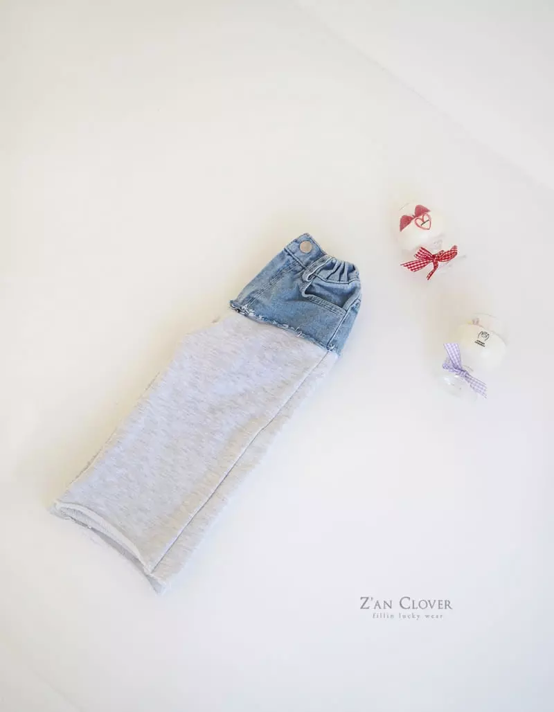 Zan Clover - Korean Children Fashion - #magicofchildhood - Denim Pants - 3