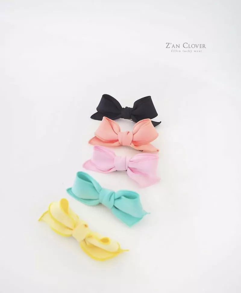 Zan Clover - Korean Children Fashion - #magicofchildhood - Big Ribbon Hairpin