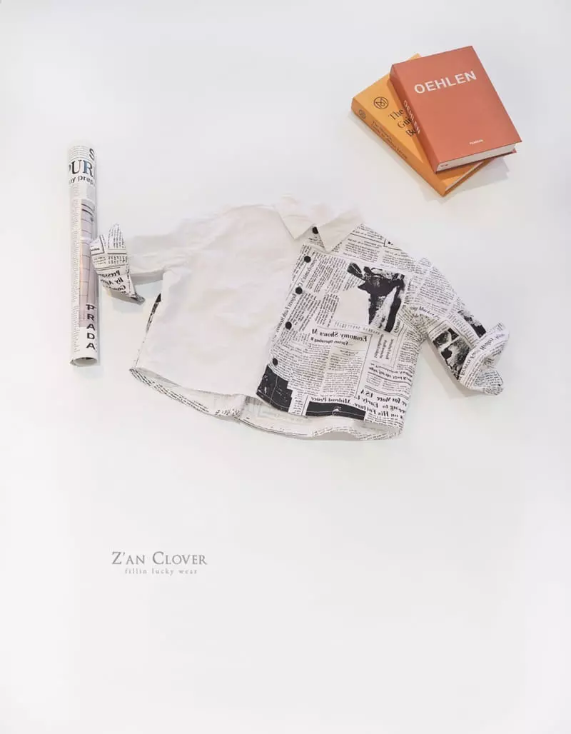 Zan Clover - Korean Children Fashion - #magicofchildhood - Magazine Shirt - 8