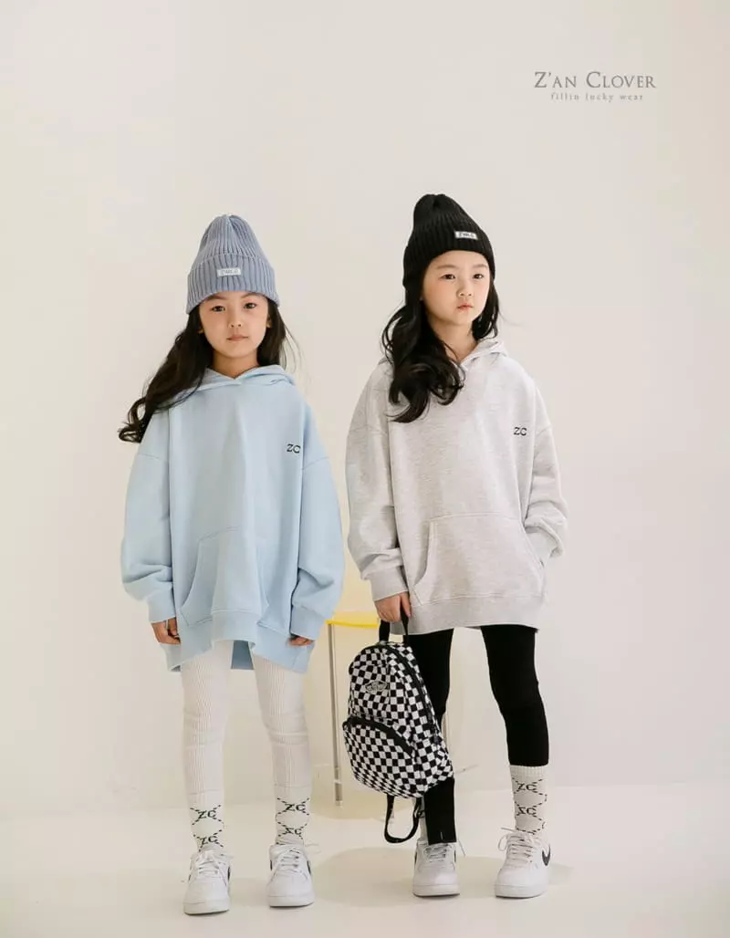Zan Clover - Korean Children Fashion - #magicofchildhood - Hoody Long Tee - 6
