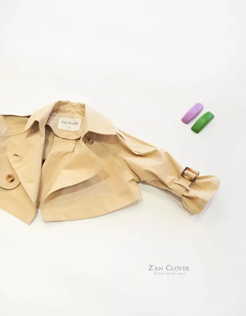 Zan Clover - Korean Children Fashion - #minifashionista - Short Trench - 9
