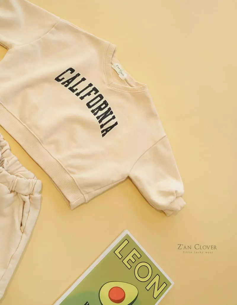 Zan Clover - Korean Children Fashion - #minifashionista - California Top Bottom  Set  - 6