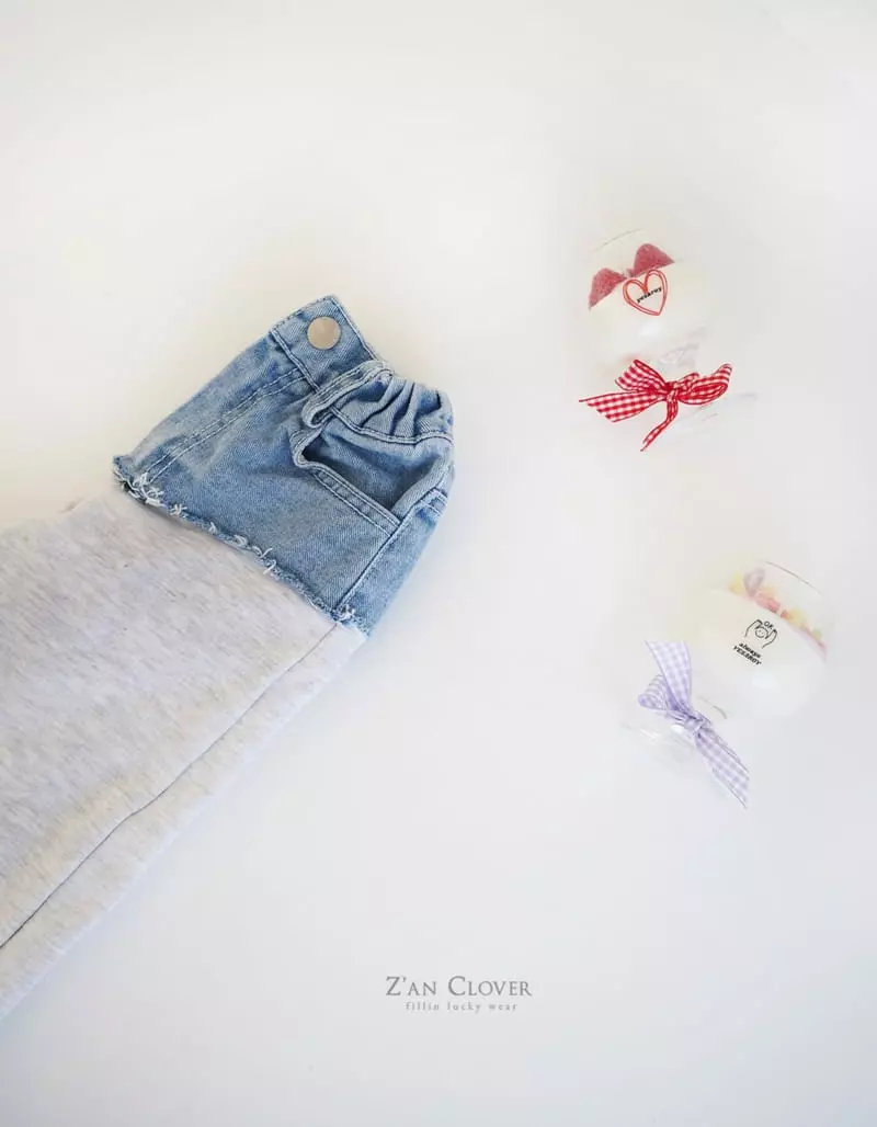 Zan Clover - Korean Children Fashion - #magicofchildhood - Denim Pants - 4