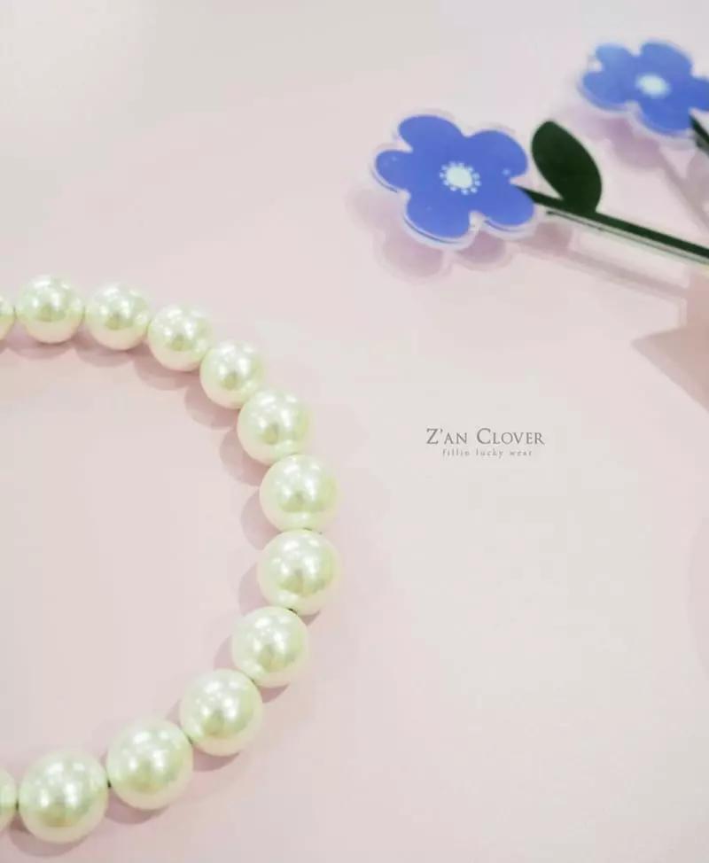Zan Clover - Korean Children Fashion - #magicofchildhood - Pearl Hairband - 4