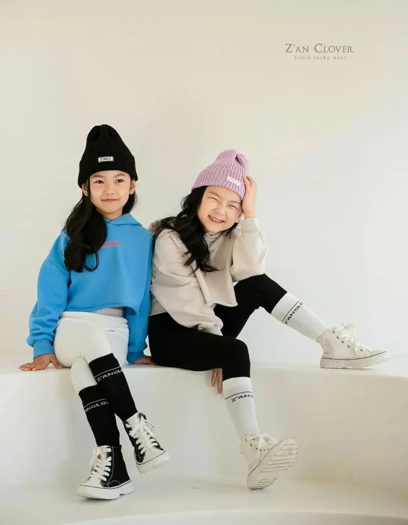 Zan Clover - Korean Children Fashion - #minifashionista - Crop Hoody - 6