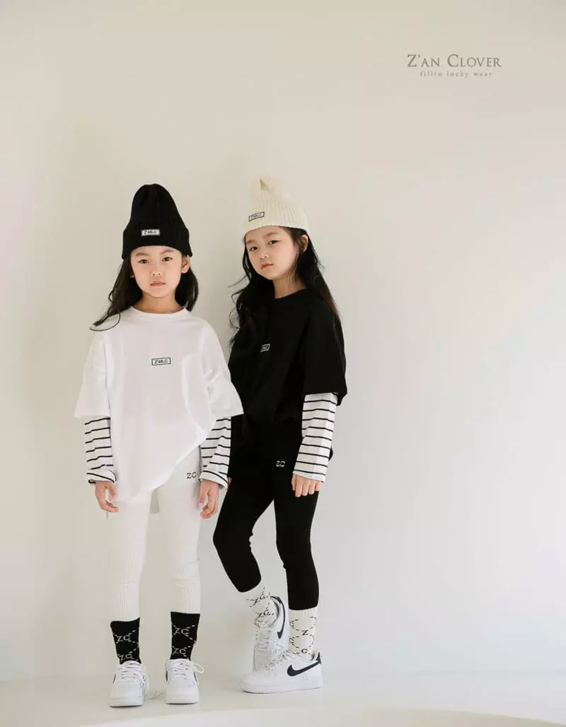 Zan Clover - Korean Children Fashion - #minifashionista - Layered Tee - 2