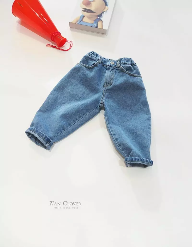 Zan Clover - Korean Children Fashion - #prettylittlegirls - Semi Baggy Jeans