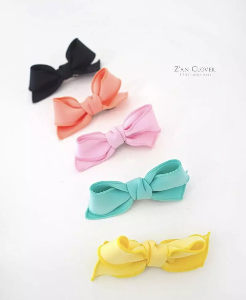 Zan Clover - Korean Children Fashion - #prettylittlegirls - Big Ribbon Hairpin - 3