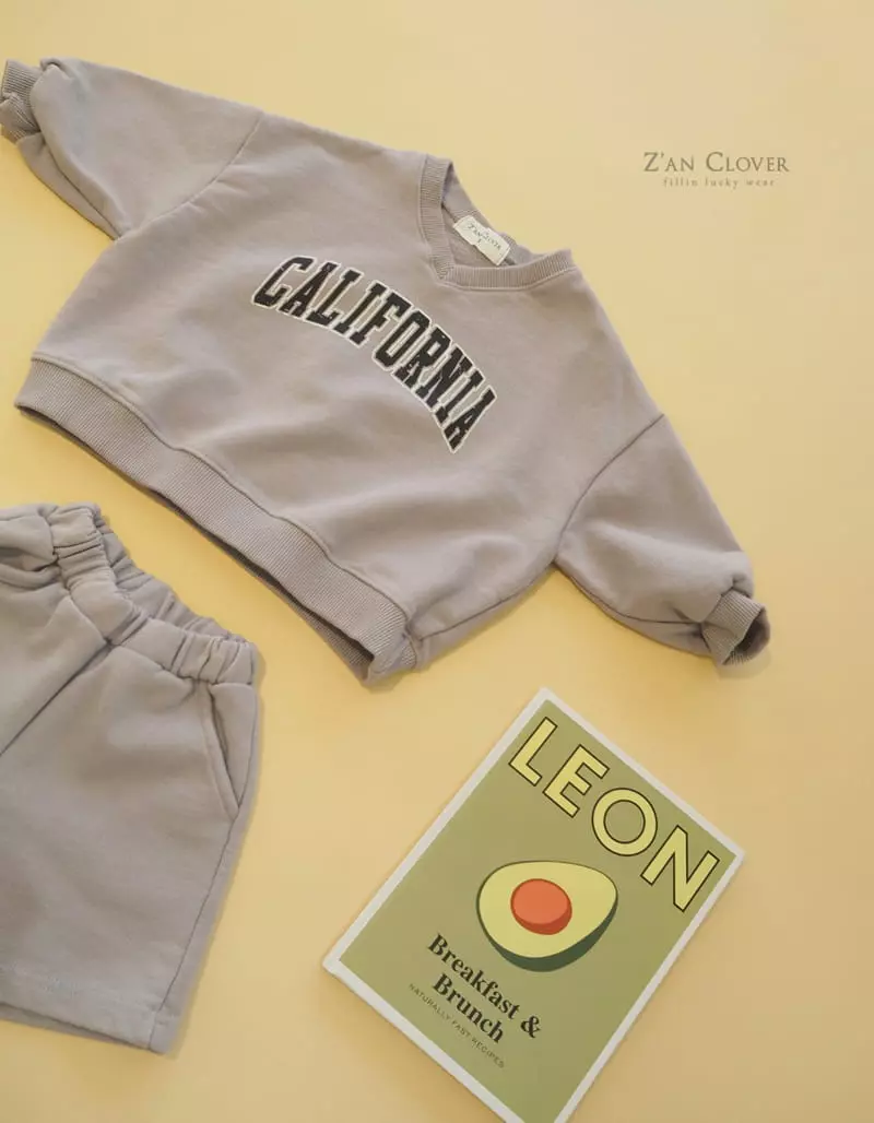 Zan Clover - Korean Children Fashion - #stylishchildhood - California Top Bottom  Set  - 10