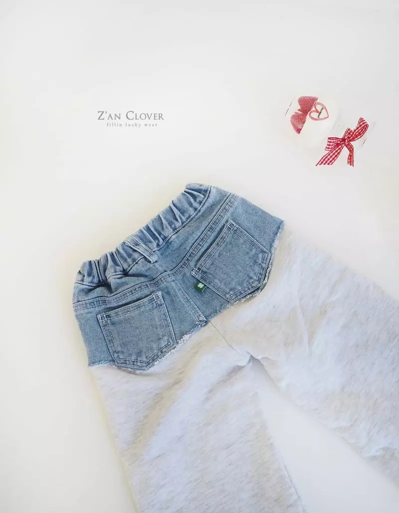 Zan Clover - Korean Children Fashion - #stylishchildhood - Denim Pants - 8