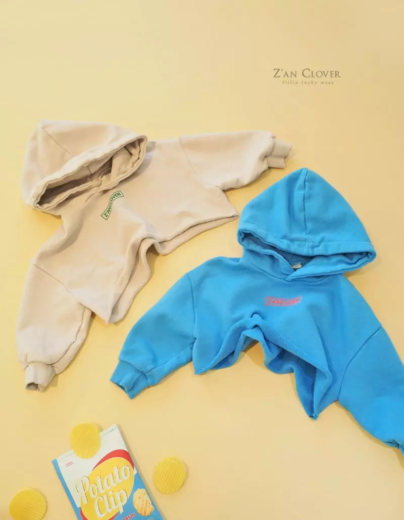 Zan Clover - Korean Children Fashion - #stylishchildhood - Crop Hoody - 10