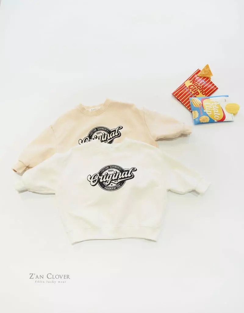 Zan Clover - Korean Children Fashion - #stylishchildhood - Vintage Sweatshirt - 9