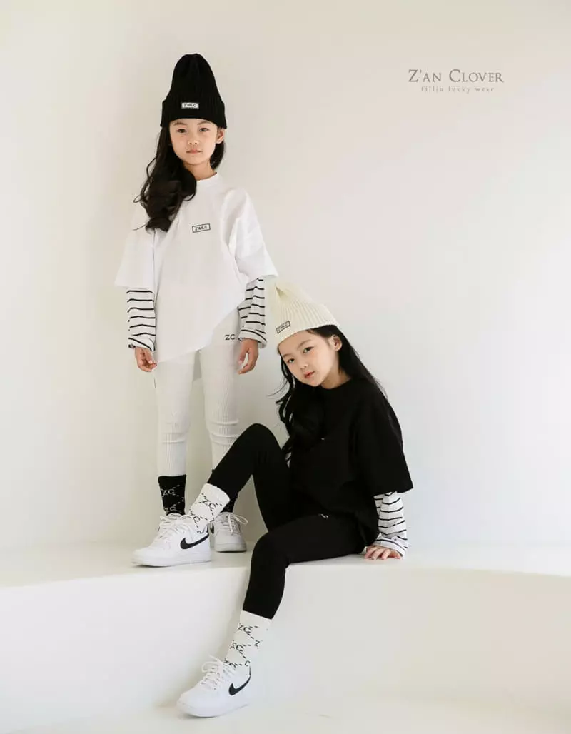 Zan Clover - Korean Children Fashion - #stylishchildhood - Layered Tee - 6