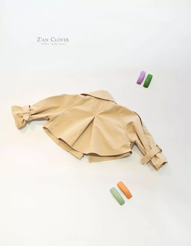 Zan Clover - Korean Children Fashion - #todddlerfashion - Short Trench - 11