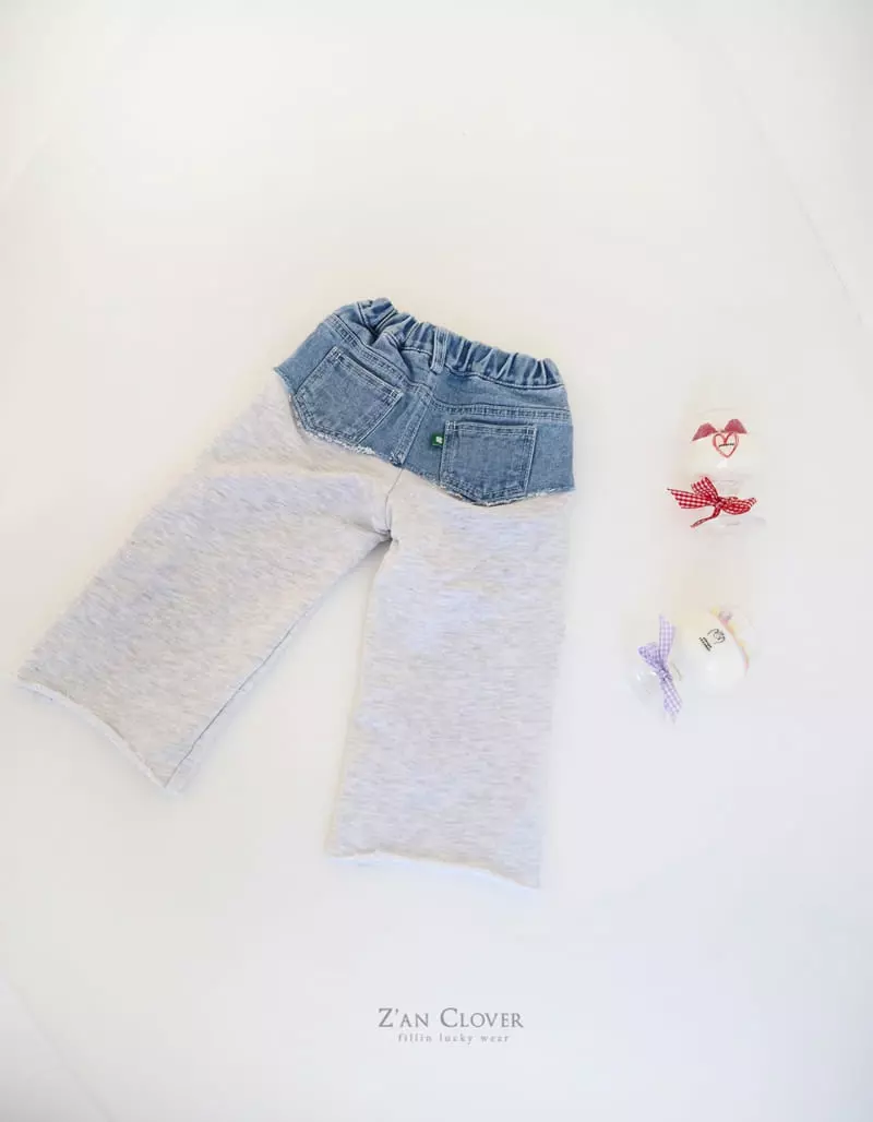 Zan Clover - Korean Children Fashion - #todddlerfashion - Denim Pants - 6