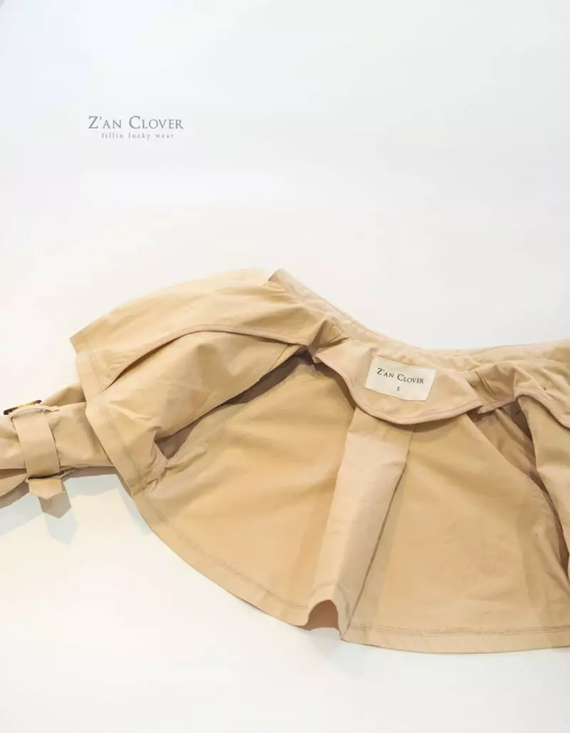 Zan Clover - Korean Children Fashion - #toddlerclothing - Short Trench - 12
