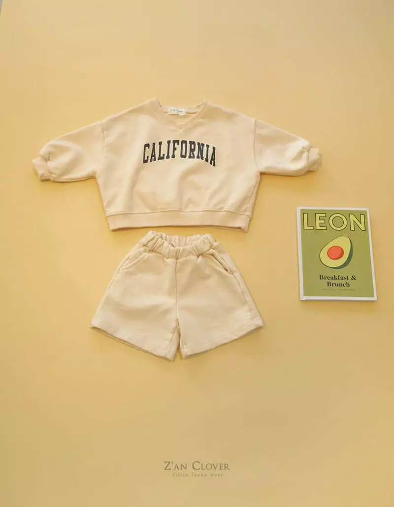 Zan Clover - Korean Children Fashion - #toddlerclothing - California Top Bottom  Set  - 9