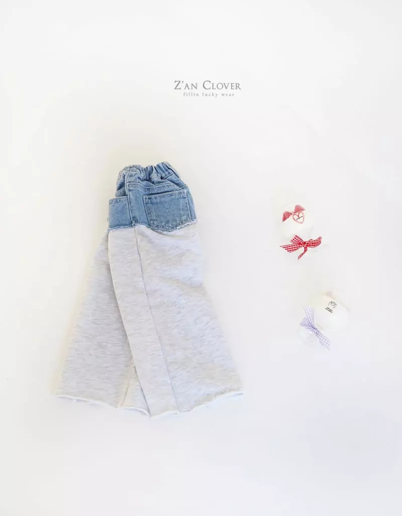 Zan Clover - Korean Children Fashion - #toddlerclothing - Denim Pants - 7