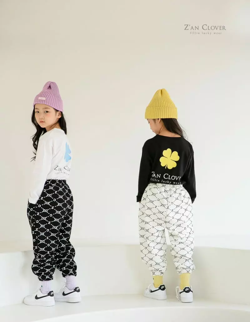 Zan Clover - Korean Children Fashion - #toddlerclothing - Clover Tee - 2