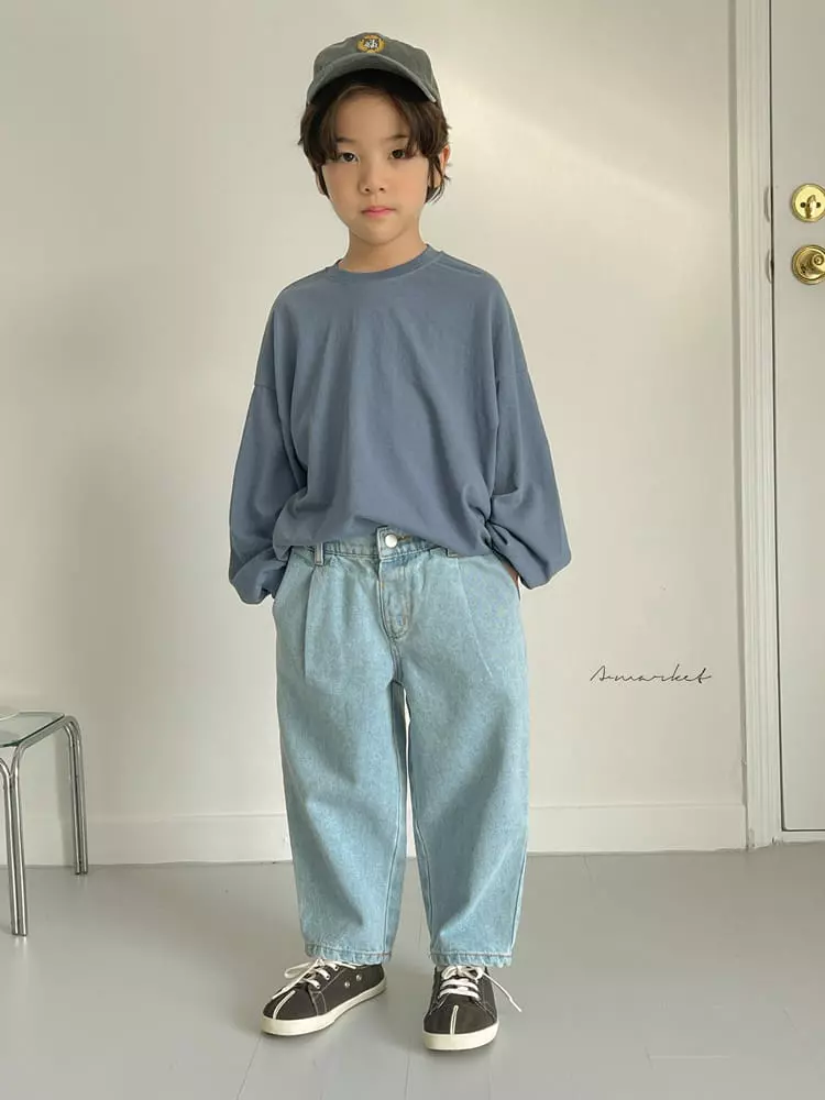 a-Market - Korean Children Fashion - #Kfashion4kids - Pintuck Jeans - 6