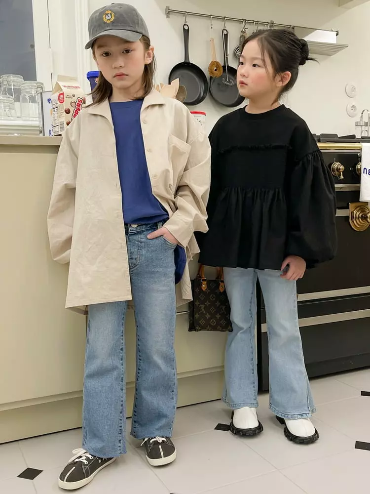 a-Market - Korean Children Fashion - #Kfashion4kids - Semi Bootscut Pants - 3
