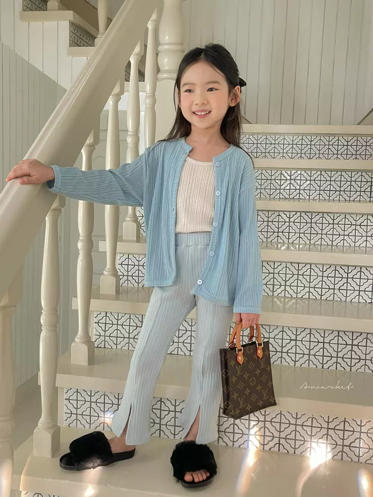 a-Market - Korean Children Fashion - #childofig - Rib Sleeveless Tee - 9