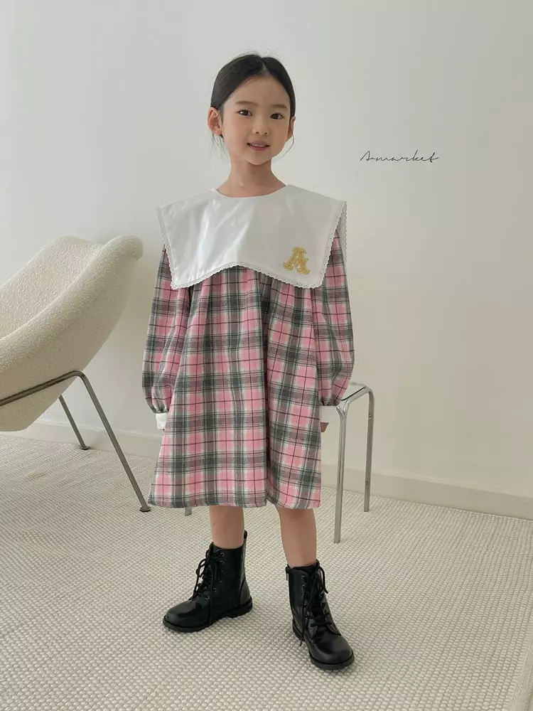 a-Market - Korean Children Fashion - #childofig - Big Collar One-piece - 5