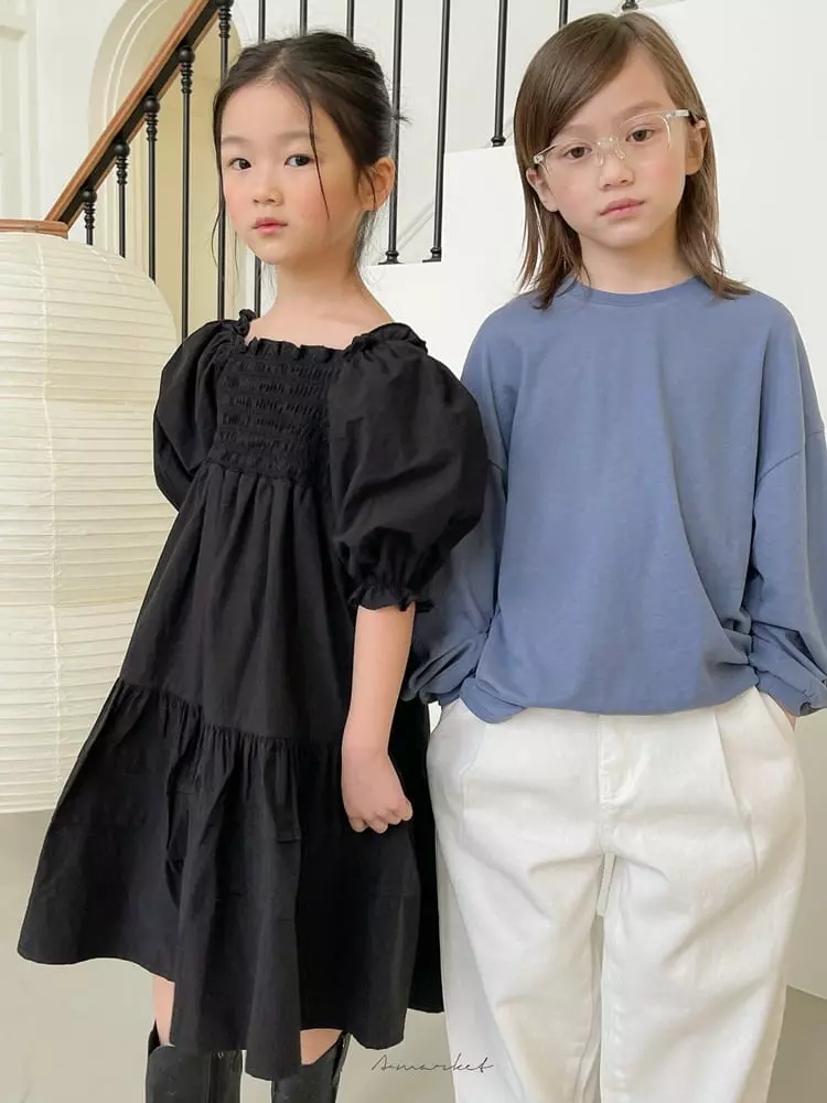 a-Market - Korean Children Fashion - #stylishchildhood - Smocked One-piece - 4